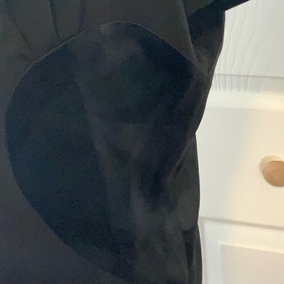 Cheap and Chic by Moschino Black Sheath Midi Dress with Notched Collar - Picture 5 of 10